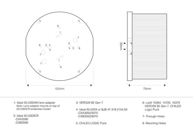 160mm Pin Heatsink